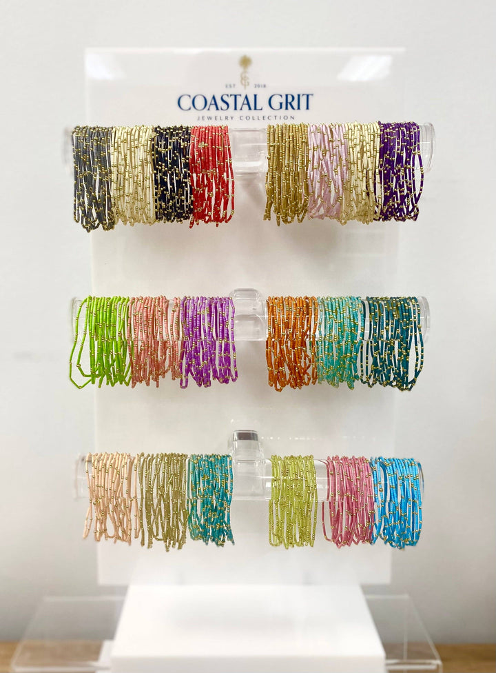 Coastal Grit - Seaside Bracelets: Light Pink