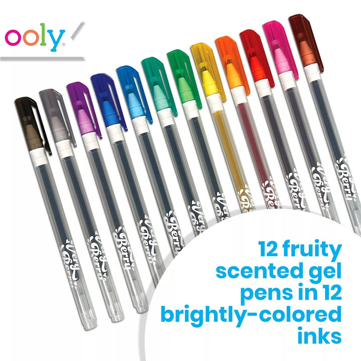 OOLY - Very Berry Scented Gel Pens - Set of 12