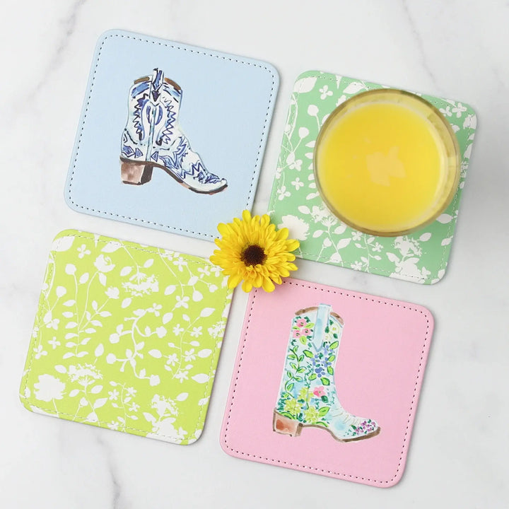 KEVA Style and Created By - Rodeo Coasters Set/of 4