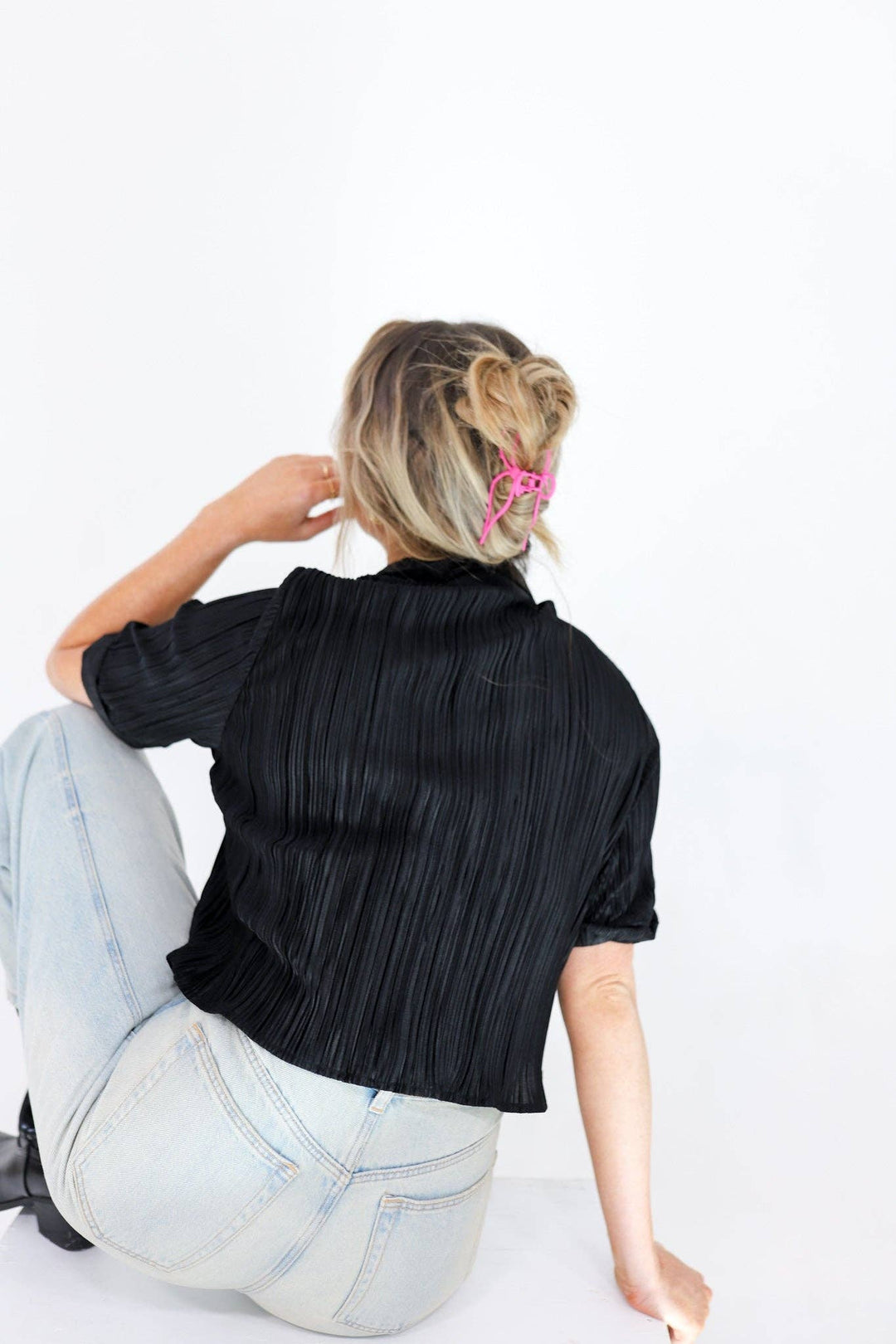 KAXI - THE METAL BOW CLAW ( 13 COLORS ): YELLOW GOLD