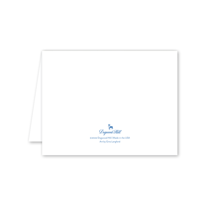 Dogwood Hill - Bespoke Chinoiserie Sympathy: Single Card