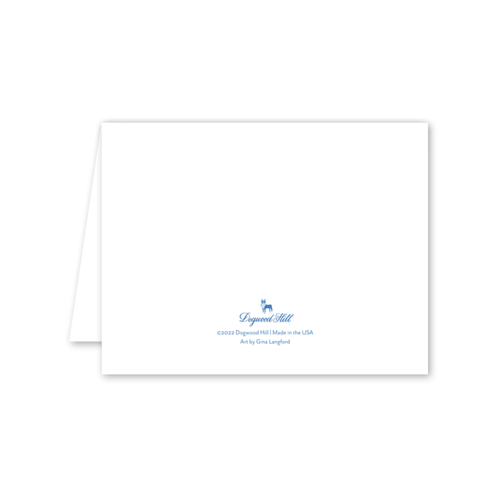 Dogwood Hill - Bespoke Chinoiserie Sympathy: Single Card