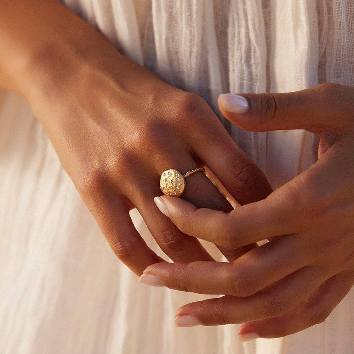 Agapée Jewelry - Lattea Ring | Jewelry Gold Gift Waterproof
