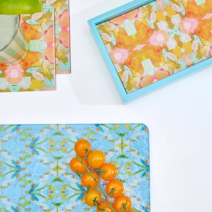 Laura Park Designs - Light Blue Bamboo Guest Towel Holder: One Size