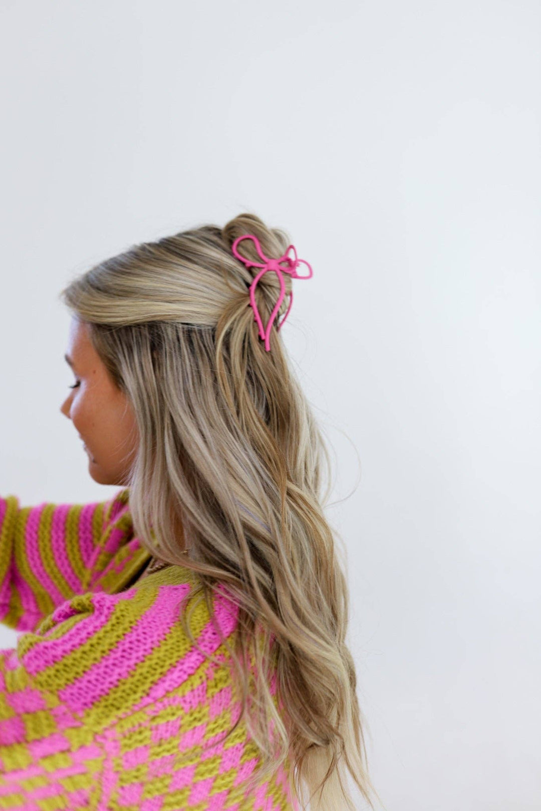 KAXI - THE METAL BOW CLAW ( 13 COLORS ): YELLOW GOLD