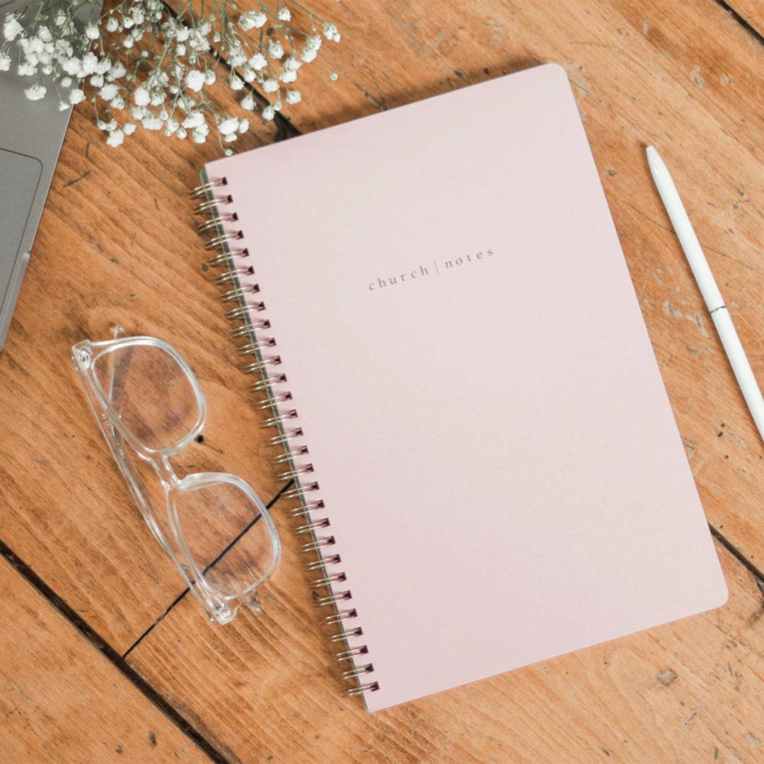 Church Notes Co. - Church Notes Notebook - Blush Pink