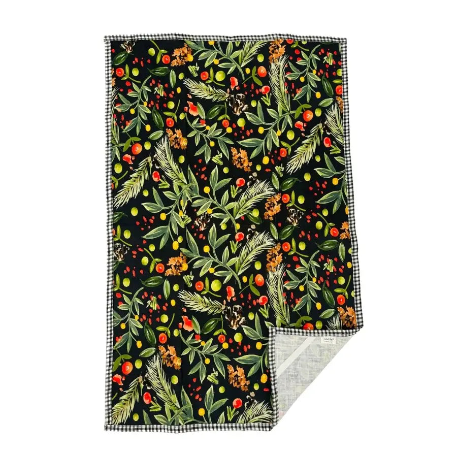 KEVA Style and Created By - Merry Berry Cotton Linen Tea Towel
