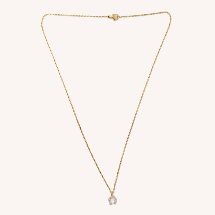 Nikki Smith Designs - Gold Lucky Horseshoe Necklace