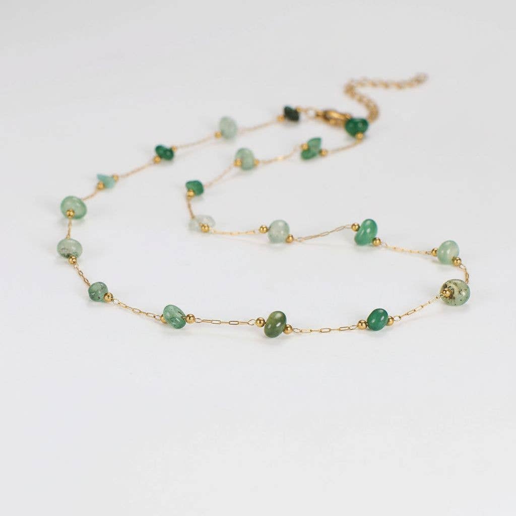 paperln - Pearl Heart Shell Necklace: A23