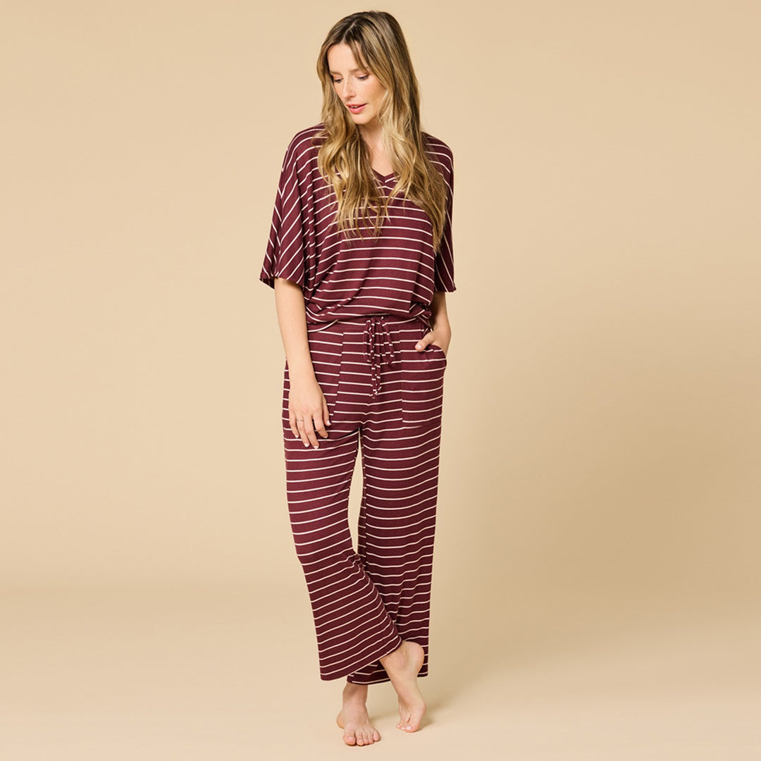 Dream Relaxed V-Neck Capri Set