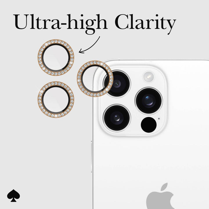 Case-Mate - Kate spade new york iPhone 16 Pro/Pro Max Lens Set in Stone: Set In Stone