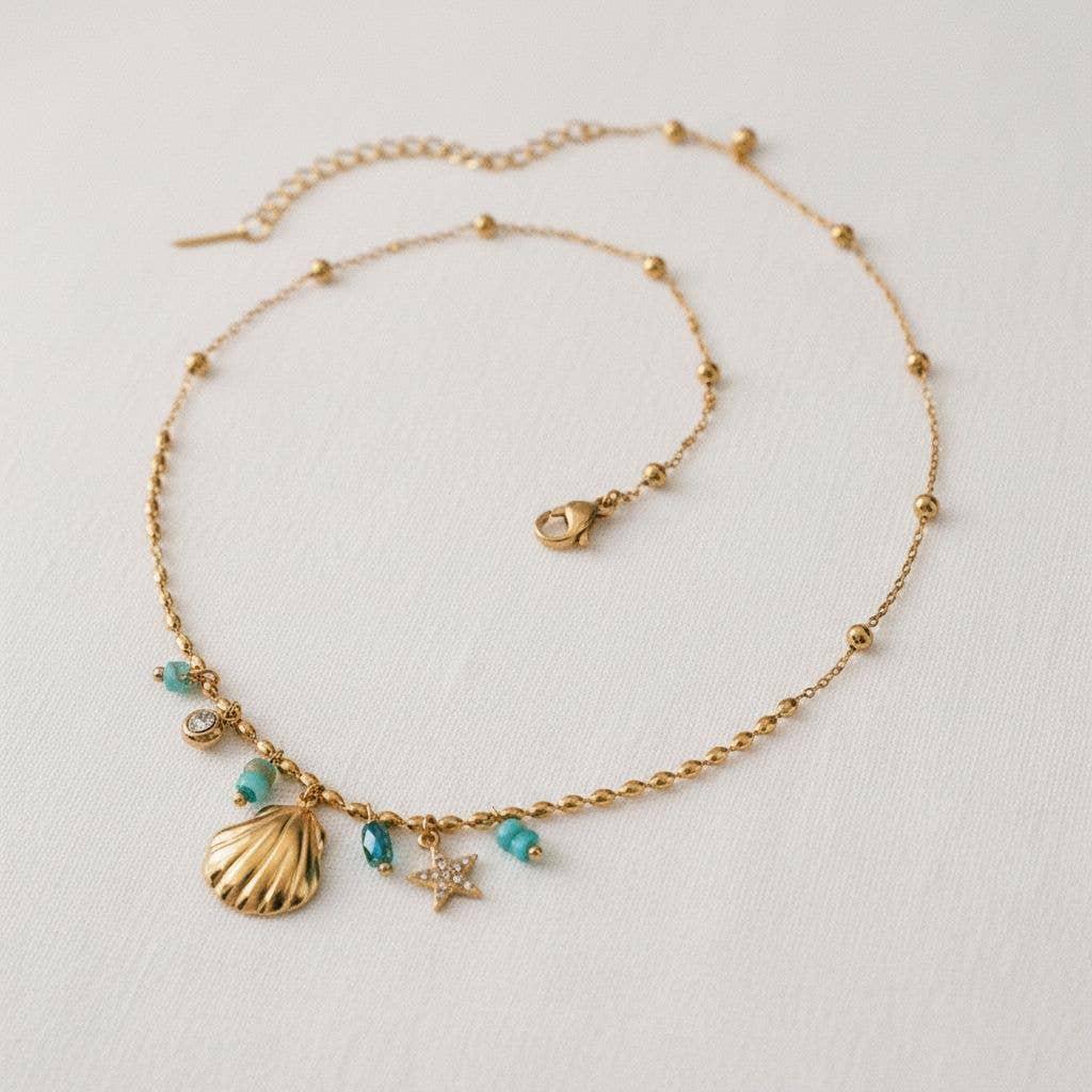 paperln - Shell Pendant Necklace: A15