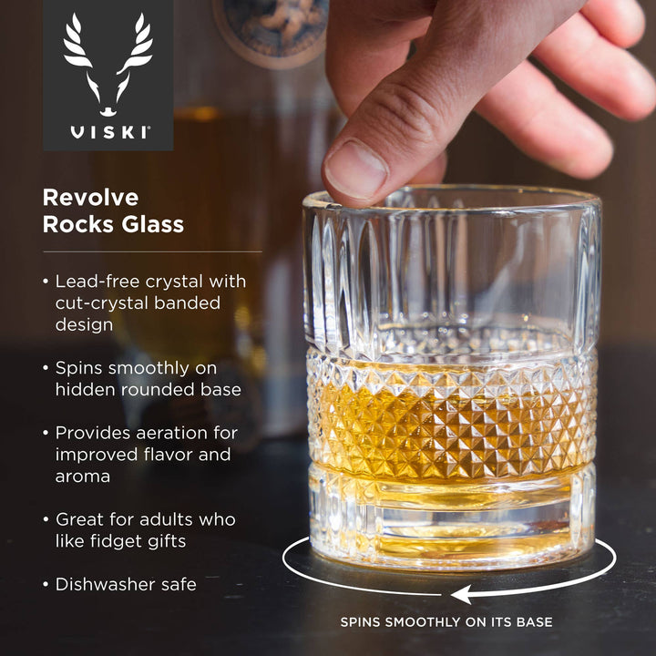 Viski - Revolve Rocks Glass