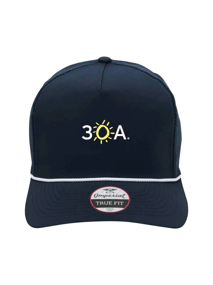 30A Gear - 30A Wordmark Beach Happy Rope Hat: Blue