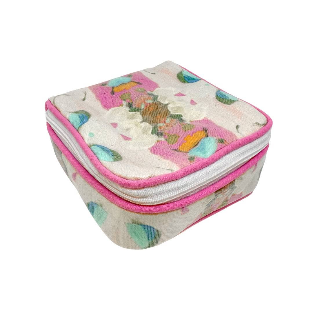 Laura Park Designs - Monet's Garden Pink Jewelry Case: One Size