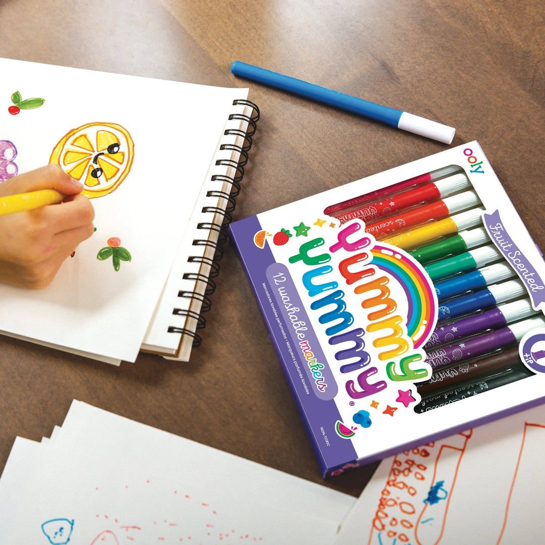 OOLY - Yummy Yummy Fruit Scented Markers - Set of 12