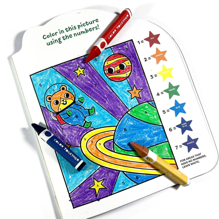 OOLY - Color Together Triangular Crayons - Set of 18