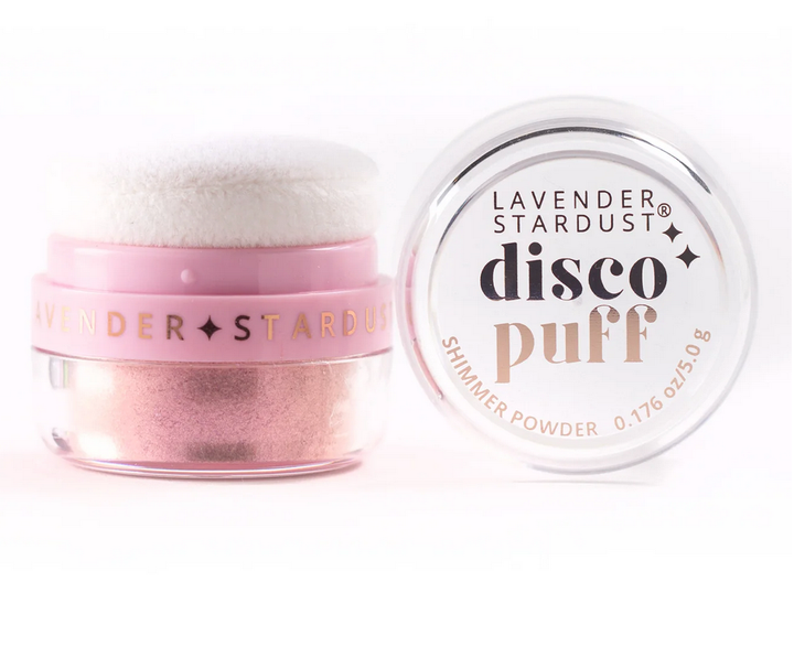 Lavender Stardust - Disco Puff Shimmer Powder- Pink Pony