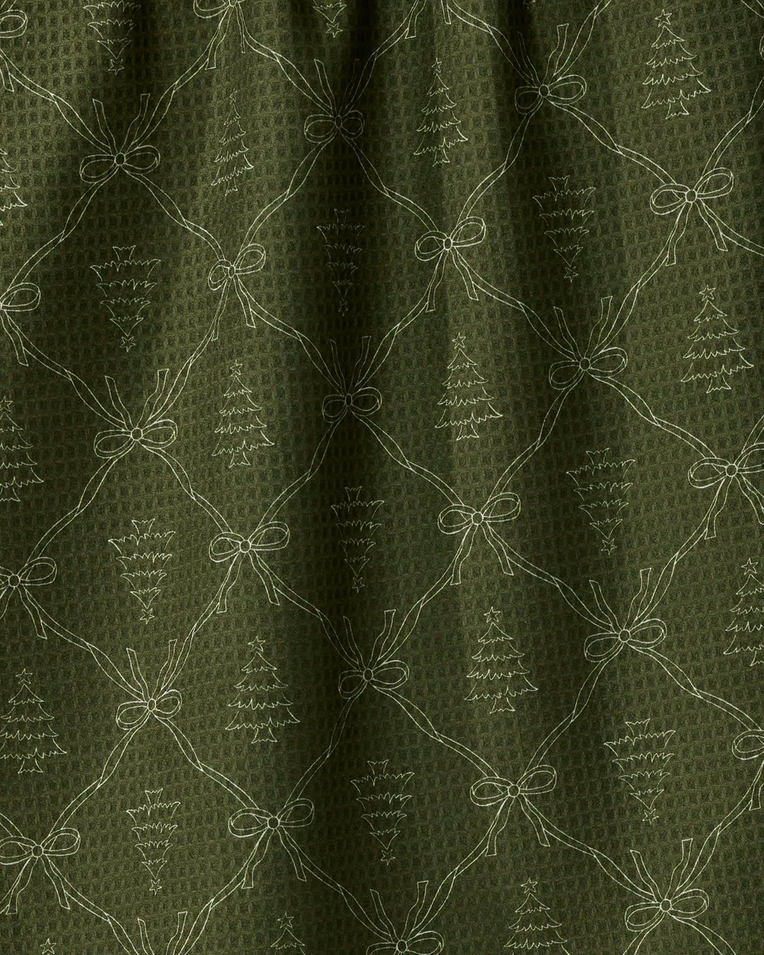Geometry - Cedar Bows Luxe Kitchen Towel - Holiday 2026