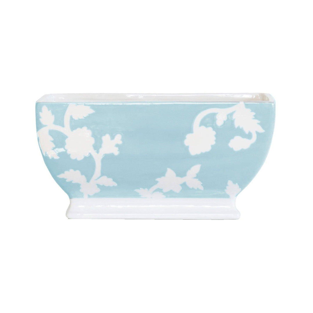 Lo Home by Lauren Haskell Designs - Chinoiserie Dreams Planter: French Blue