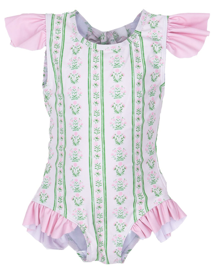 Seaside Blush & Bloom One Piece Swimsuit