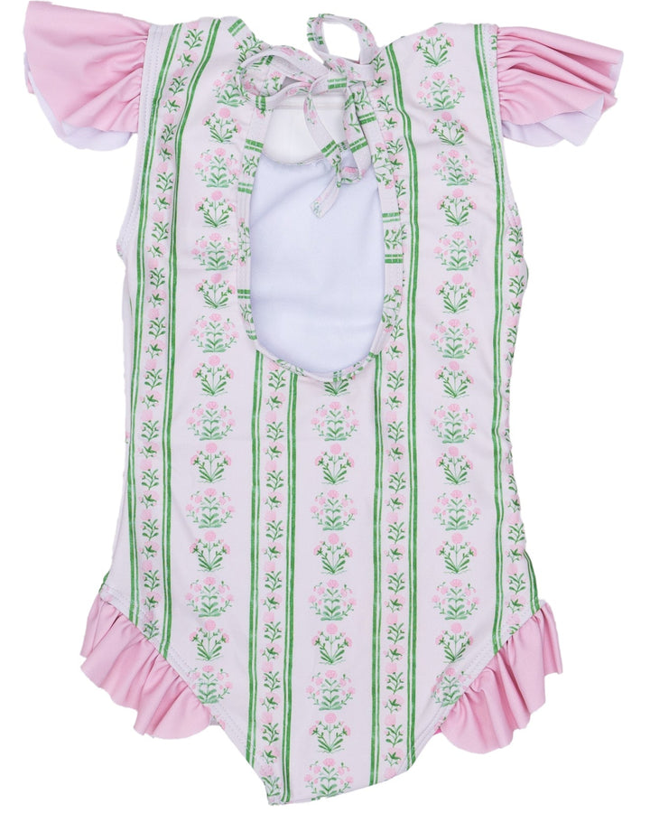 Seaside Blush & Bloom One Piece Swimsuit