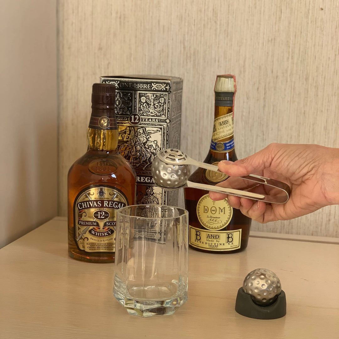 Fox Run Brands - Outset Golf Ball Whiskey Cubes Stainless Steel