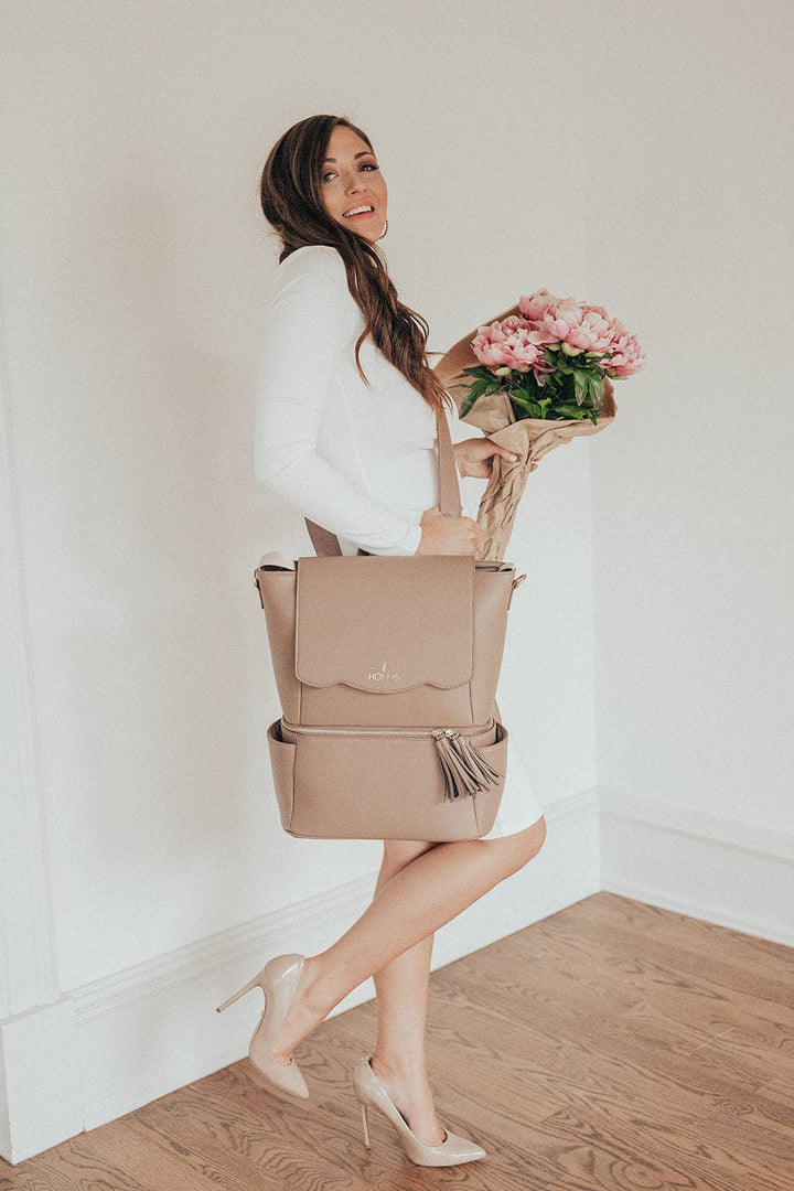 Hollis - Diaper Bag: Nude