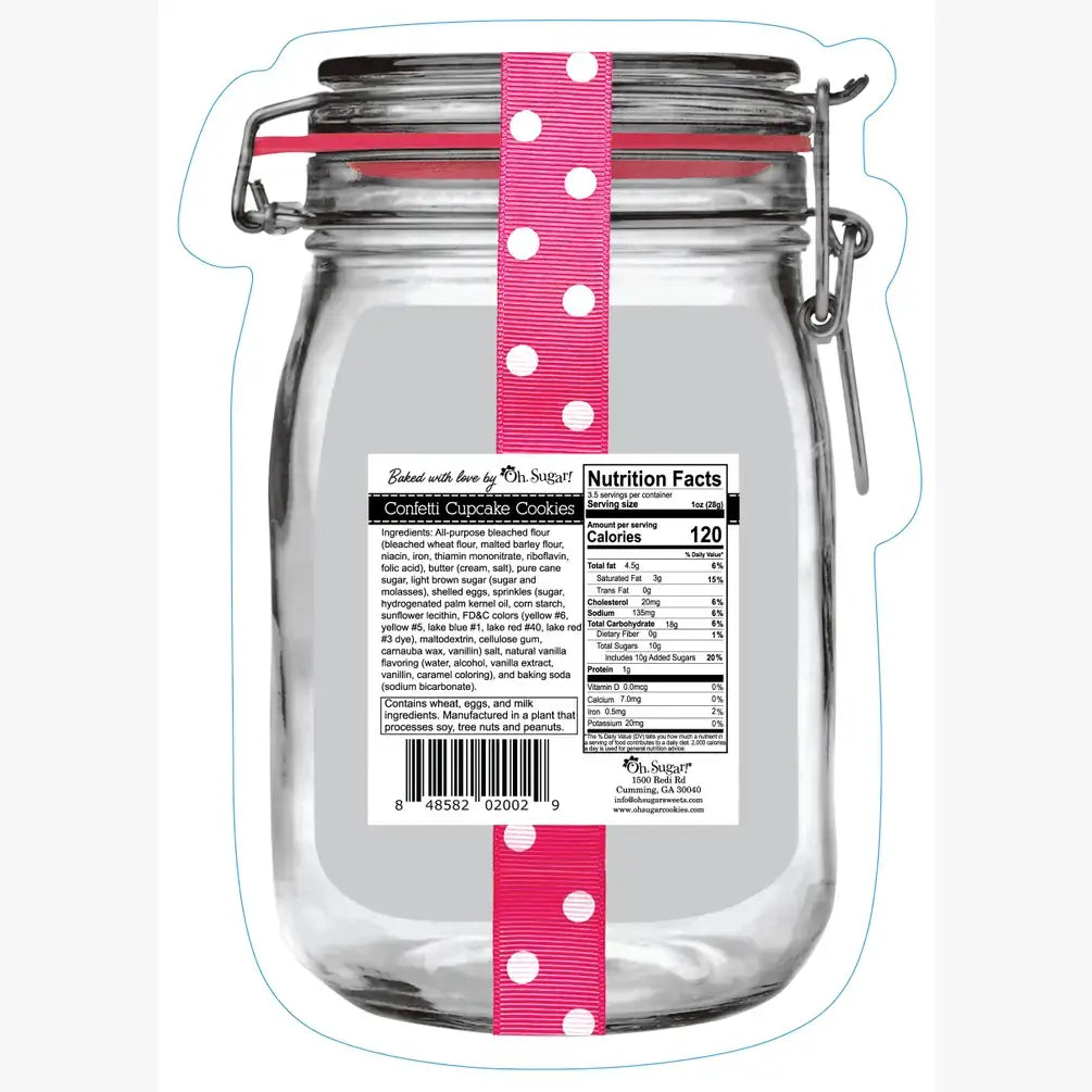Oh, Sugar! - Cookie Mason Jar Pouches - Everyday Mixed Flavor - Small