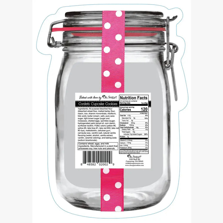 Oh, Sugar! - Cookie Mason Jar Pouches - Everyday Mixed Flavor - Small