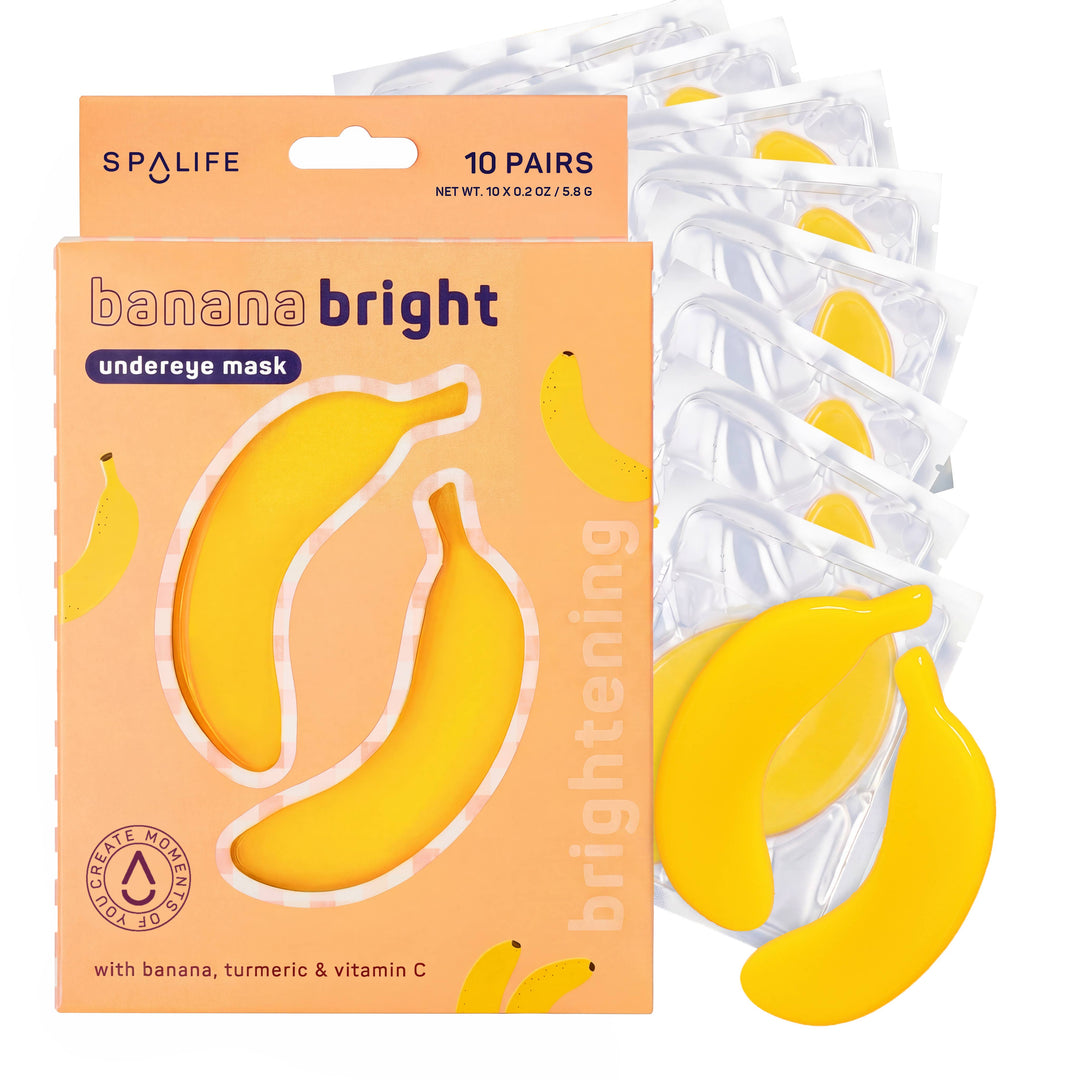My Spa Life - Banana Bright Hydrogel Undereye Patches  | 10 Pack