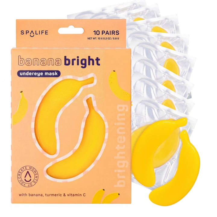 My Spa Life - Banana Bright Hydrogel Undereye Patches  | 10 Pack