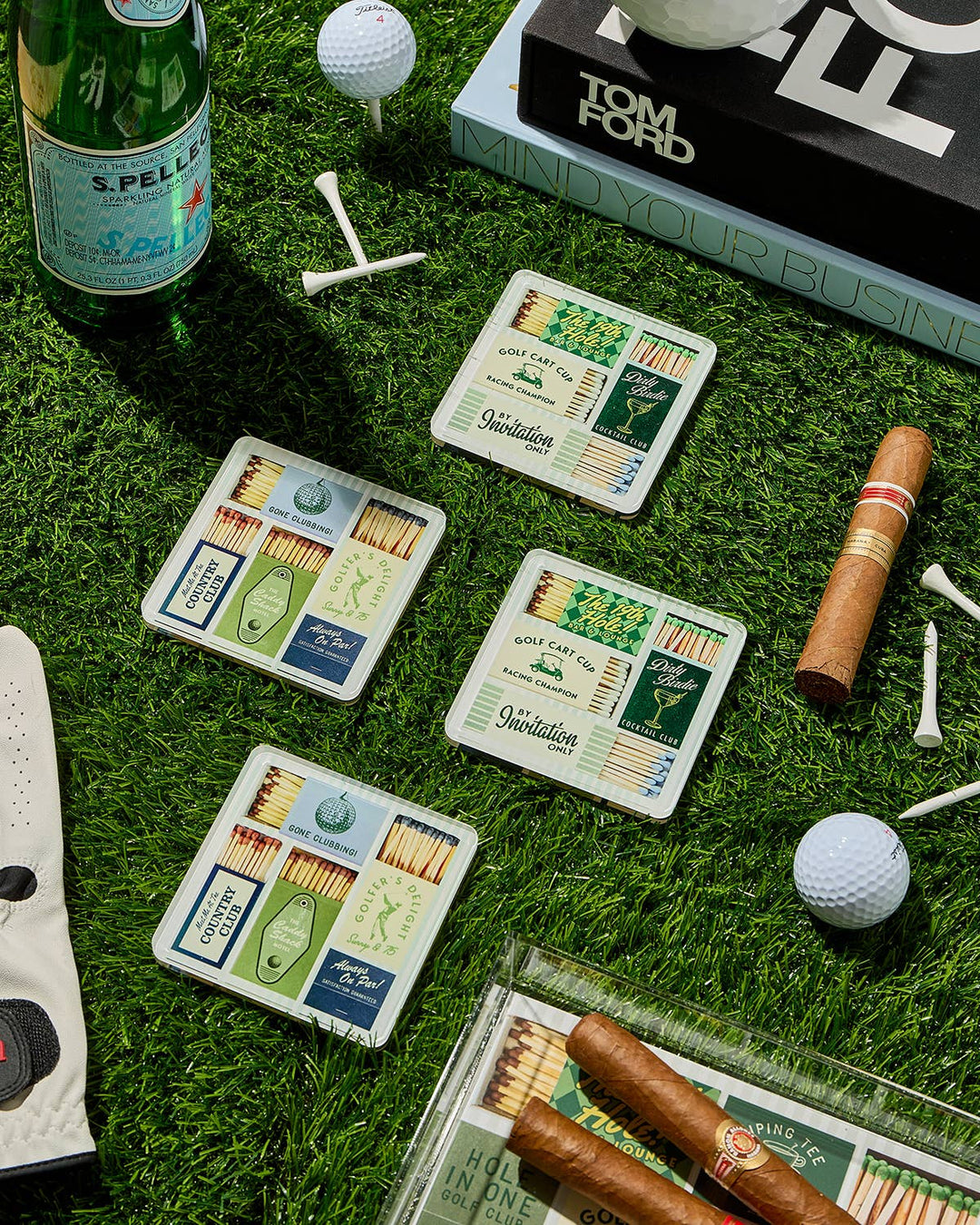 Tart By Taylor - Golf Matchbook Coasters: Individual Coaster
