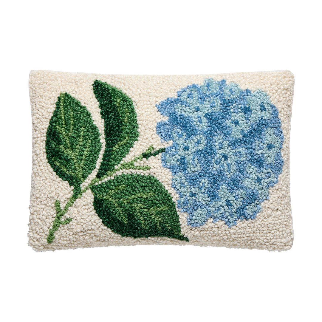 Hydrangea Hook Pillow Poly Filled