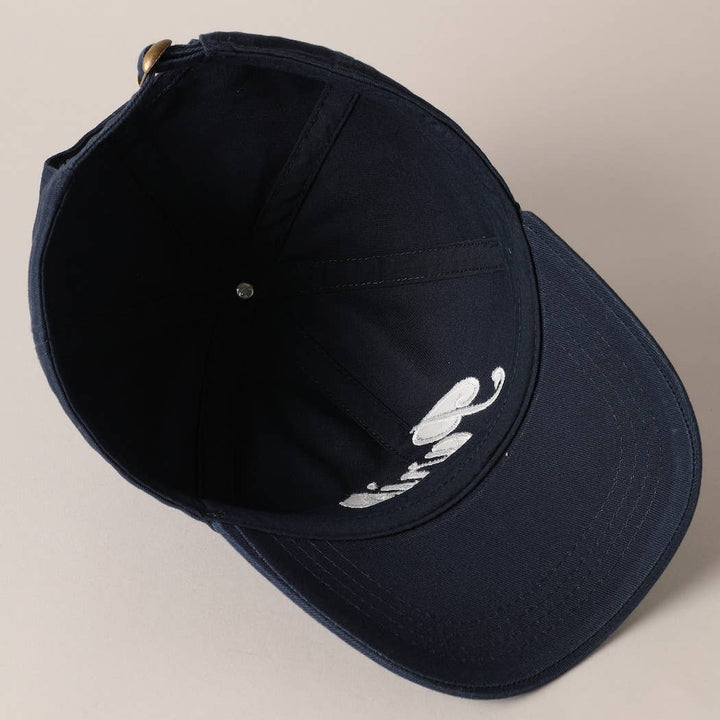 Fashion City - Paris Social Club Text Embroidery Baseball Cap: Pink / ONE SIZE