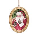 FRAMED SANTA PORTRAIT ORNAMENT