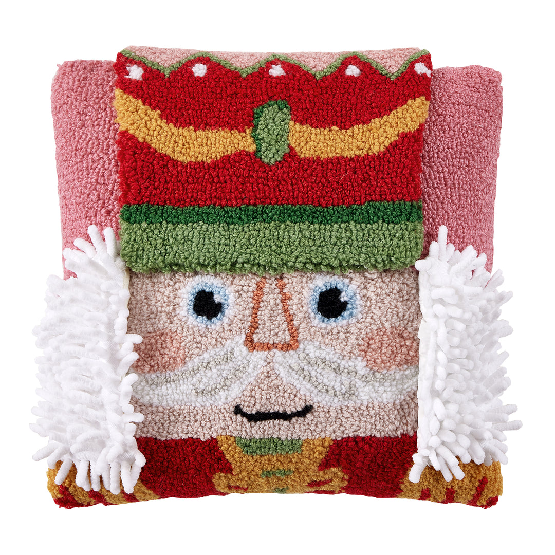 3D Nutcracker Hook Pillow Blown-in Filled
