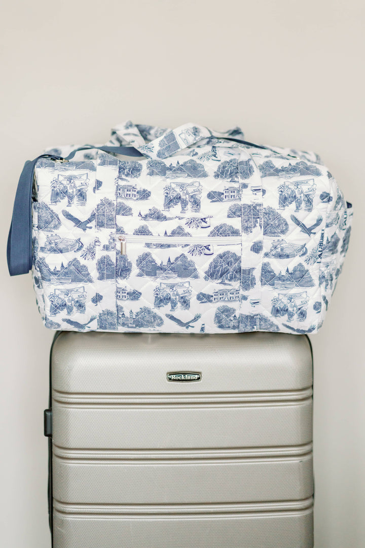 Gracefully Made Art - Auburn University Quilted Duffle