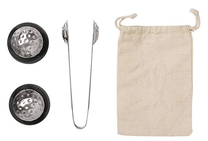 Fox Run Brands - Outset Golf Ball Whiskey Cubes Stainless Steel