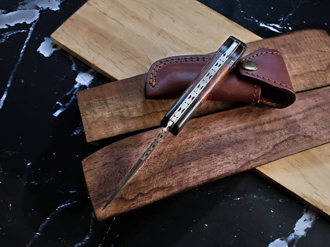 Titan International - TF-009 / Damascus Steel EDC Pocket knife