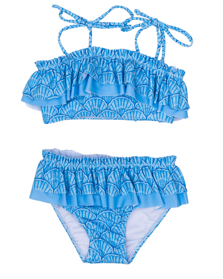 Seagrove Blue Shells Two Piece Swimsuit