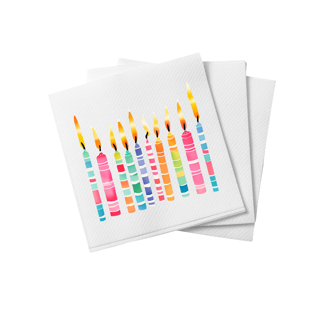 Busy Bee Gift - Make a Wish Birthday Cocktail Napkins | Set of 20