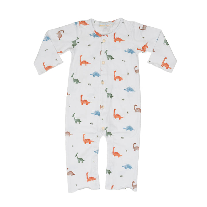 White Dino Boys Romper