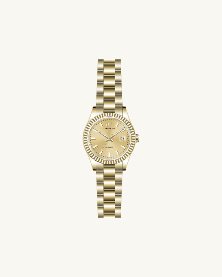C&C LUXURY CO. - PRESIDENT WATCH - Gold & Gold: 31mm