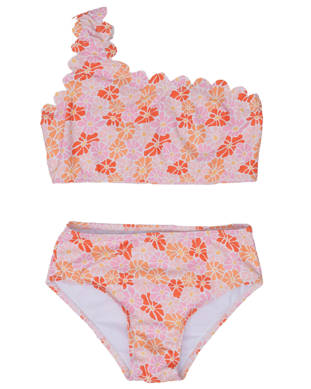 Bahama Peachy Pink Florals Two Piece Swimsuit