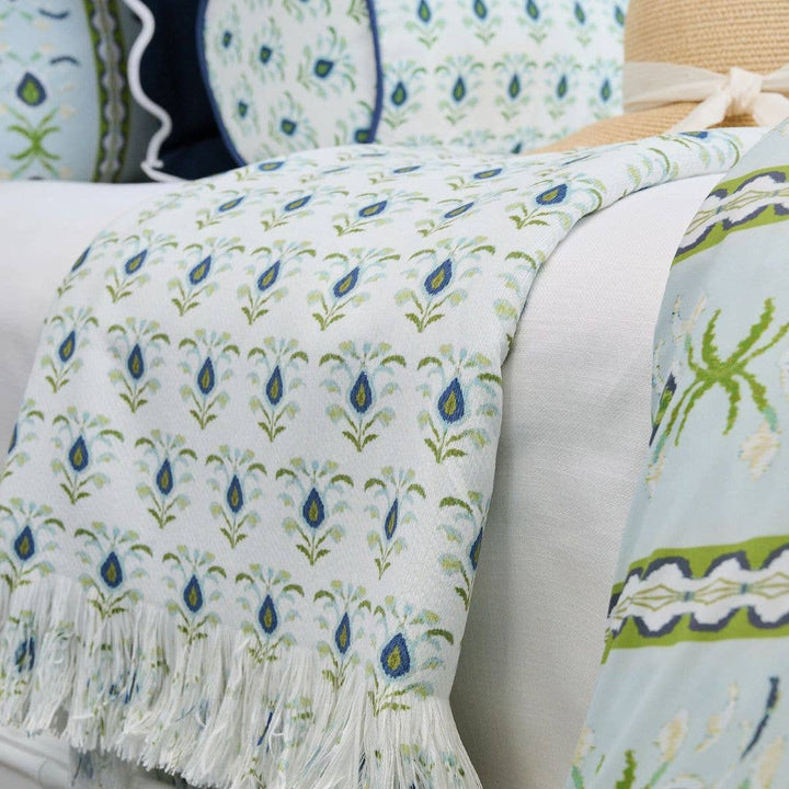 Laura Park Designs - Rosemary White Throw Blanket: One Size