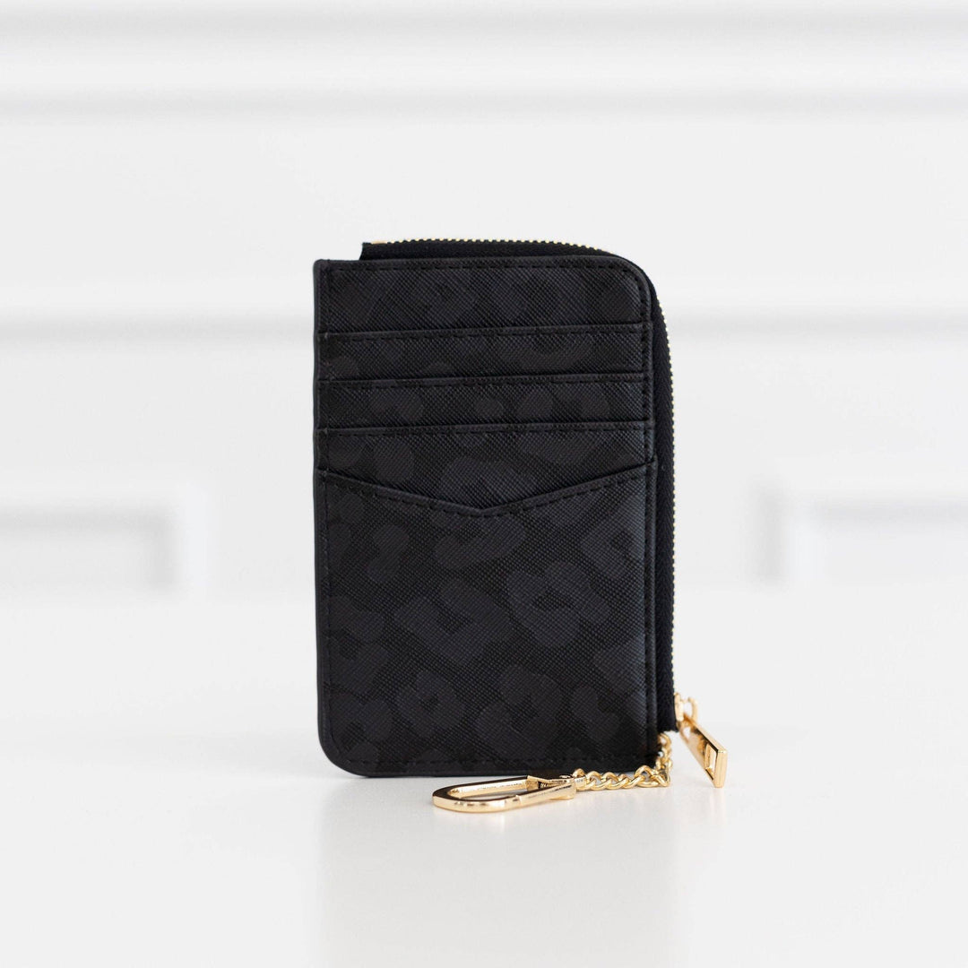 Hollis - Black Leopard Coco Card Holder