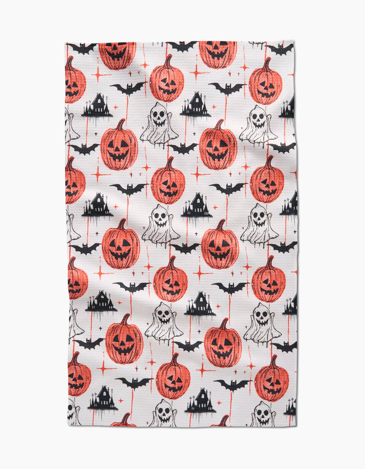 Geometry - Halloween Is Here Tea Towel