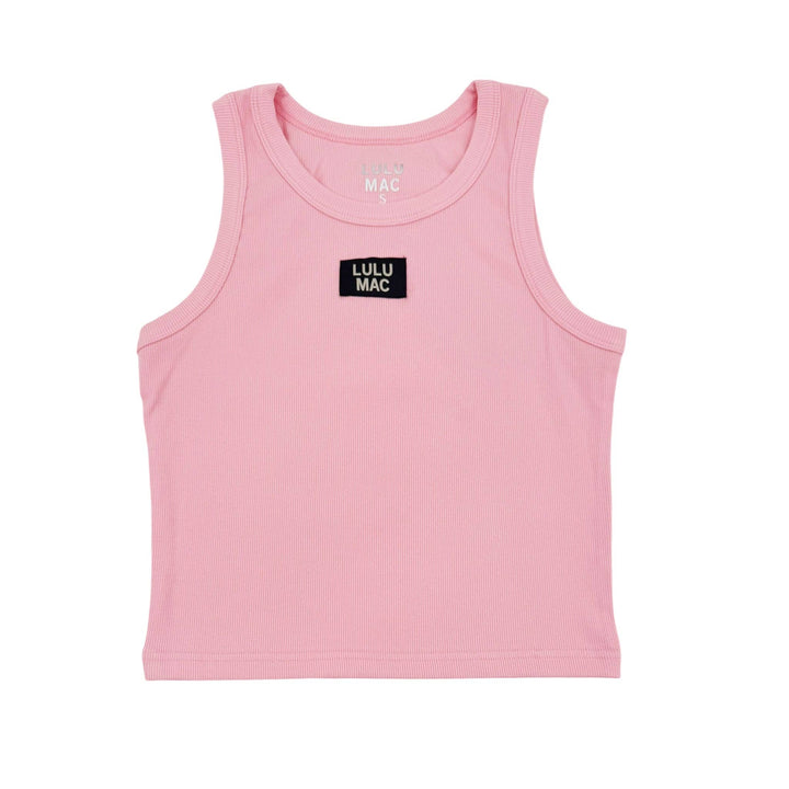 Girlie Girl Originals - DD-TANK LIGHT PINK LULU MAC SOLID TANK TOPS: LIGHT PINK / Small