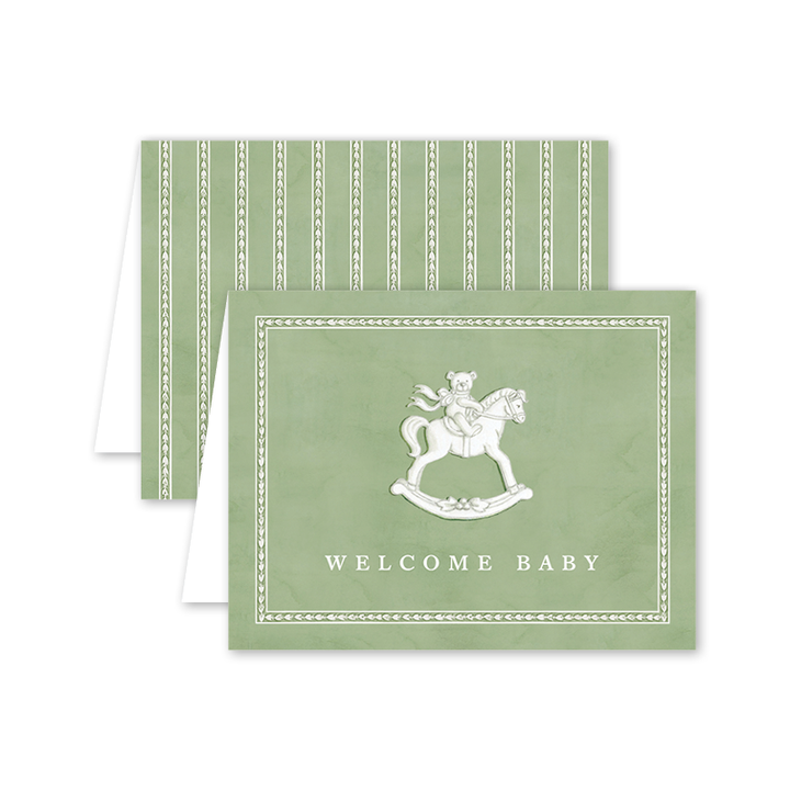 Dogwood Hill - Porcelain Verte Baby: Single Card